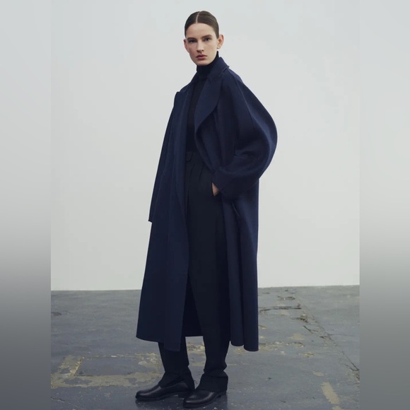 Club Monaco Daylina Coat Navy - Picture 12 of 12